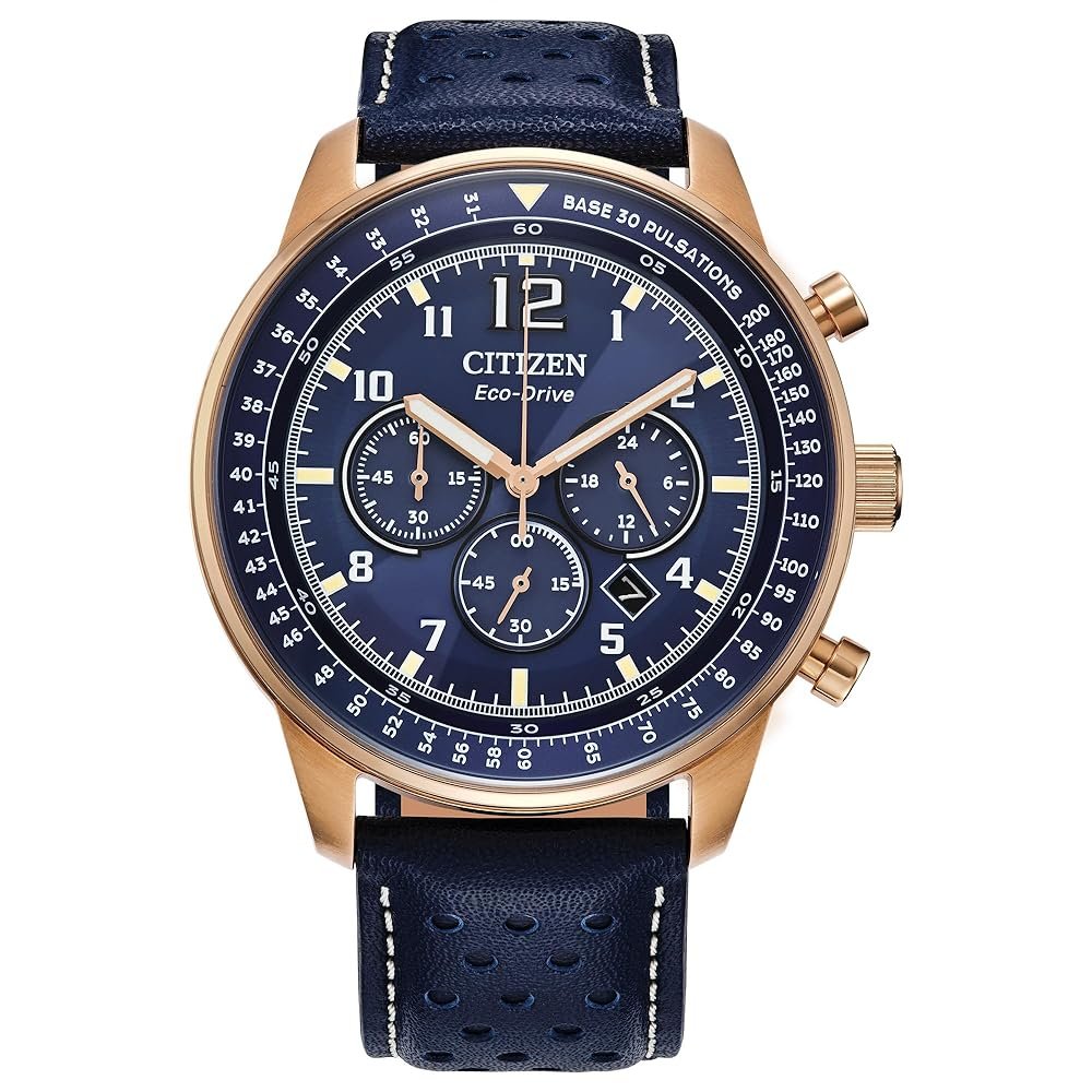 Citizen watch with integrated bracelet
